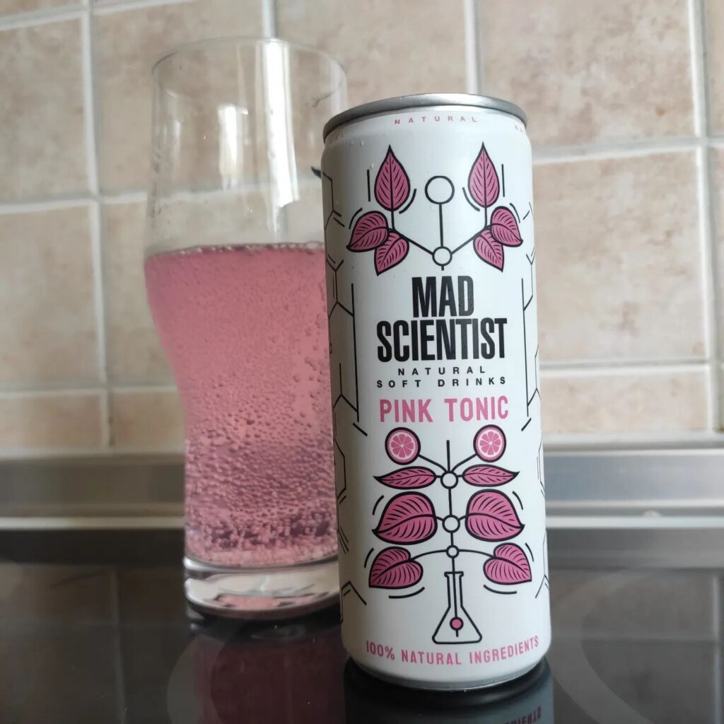 Mad Scientist Natural Soft Drink Pink Tonic