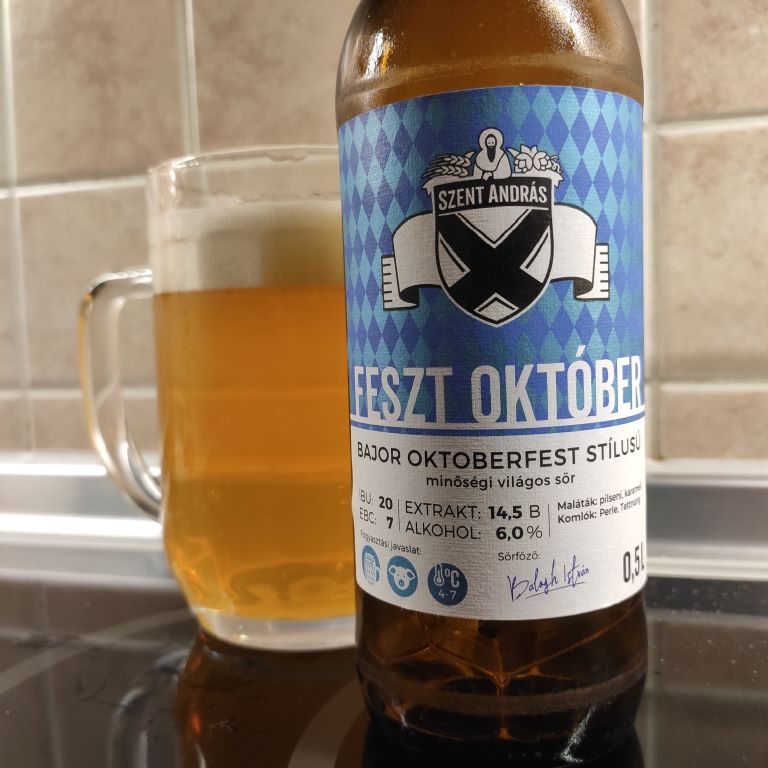 Szent András Sörfőzde : Feszt Október (festbier)