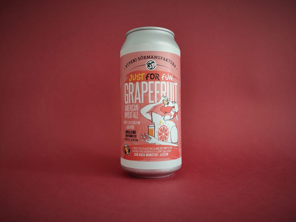 Etyeki Sörmanufaktúra - Just For Fun - Grapefruit American Wheat Ale